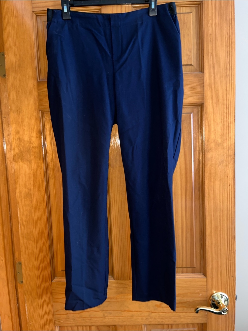 Navy Pull-On Dress Pants
